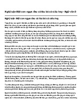 Nghị luận Một con ngựa đau cả tàu bỏ cỏ siêu hay - Ngữ văn 9