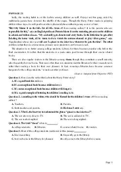 PASSAGE 21_Theme 2. Education (Giáo dục)