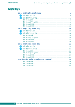 Bài tập mặt cầu, mặt trụ, mặt nón từ cơ bản đến nâng cao – Phùng Hoàng Em Toán 12