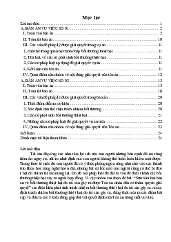 Bài tiểu luận học phần Luật hình sự của trường đại học Luật Hà Nội