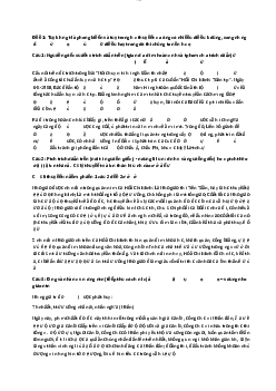 Đề cương ôn tập môn Tư tưởng Hồ Chí Minh/ Đại học nội vụ Hà Nội