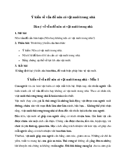 Văn mẫu lớp 6: Ý kiến về vấn đề nên có vật nuôi trong nhà | Cánh diều