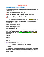 Trắc nghiệm chương 1,2 ( có đáp án ) | Môn kinh tế vĩ mô