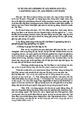 Tư tưởng Hồ Chí Minh về giải phóng dân tộc, giải phóng giai cấp, giải phóng con người | Trường Đại học Y Dược , Đại học Quốc gia Hà Nội