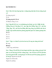 Bài thi thử số 3 môn Kế toán tài chính | Trường Quốc tế - Đại học Quốc gia Hà Nội