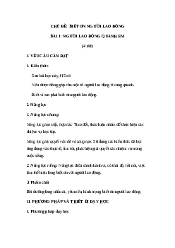 Kế hoạch dạy học Đạo đức lớp 4 | Cánh Diều
