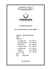 Phenikaa: Nâng cao nhận thức phòng cháy chữa cháy | Bài tiểu luận cuối kỳ học phần Kỹ năng giao tiếp và làm việc nhóm | Trường Đại học Phenikaa
