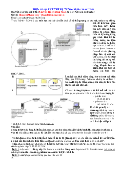 Thực hành thiết kế hệ thống mạng máy tính trường Cao đẳng Bách Khoa Nam Sài Gòn | Tài liệu môn Networking Management