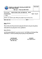 Đề thi giữa kỳ học phần Lịch sử đảng cộng sản Việt Nam | Trường Đại học Quốc tế, Đại học Quốc gia Thành phố Hồ Chí Minh