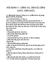 Tài liệu công vụ, cán bộ, công chức, viên chức | Trường Đại học Luật, Đại học Quốc gia Hà Nội