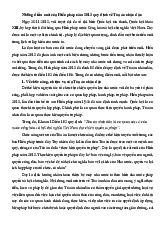 Những điểm mới của Hiến pháp năm 2013 quy định về Tòa án nhân dân