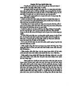 Nguyên Tắc Tam Quyền Phân Lập trong Nhà Nước hiện đại