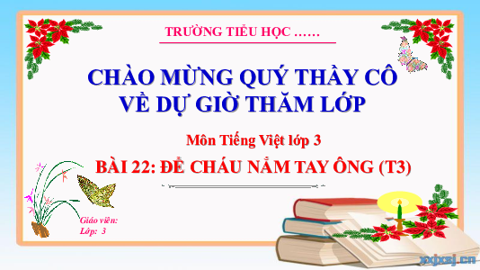 Bài 22: Để cháu nắm tay ông (Tiết 3) | Bài giảng PowerPoint Tiếng Việt 3 | Kết nối tri thức