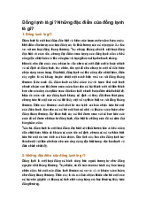 Đồng lạnh là gì? Những đặc điểm của đồng lạnh là gì?