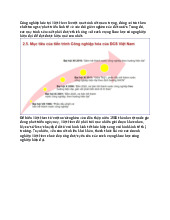 Công nghiệp hoá ở Việt Nam - Kinh tế chính trị Mác Lênin (SSH1121) | Trường Đại học Bách khoa Hà Nội