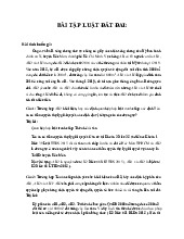 Đề cương môn Luật đất đai - Trường Đại học lao động -  xã hội