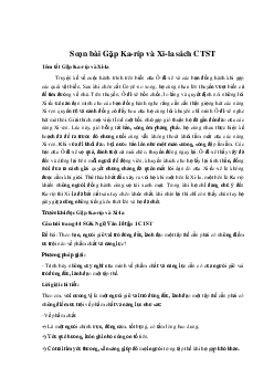 Soạn bài Gặp Ka-ríp và Xi-la sách CTST