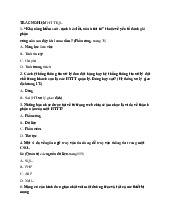 Trắc nghiệm hệ thống thông tin quản lý | Trường Đại học Kinh tế quốc dân