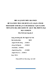 Tiểu luận Phân tích ảnh hưởng của TikTok | Môn Trở thành công dân số - Đại học Gia Định