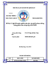 Kế hoạch nghiên cứu sản phẩm kem chống nắng COCOON | Môn Quản trị marketing - Đại học Kinh Tế Quốc Dân