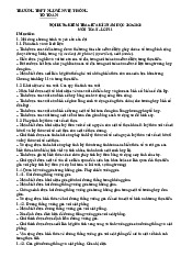 Đề cương giữa kì 2 Toán 11 năm 2025 – 2026 trường THPT Nguyễn Việt Hồng – Cần Thơ