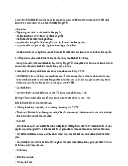 Các đặc điểm kinh tế của chủ nghìa tư bản độc quyền | Trường Đại học Giao thông Vận Tải