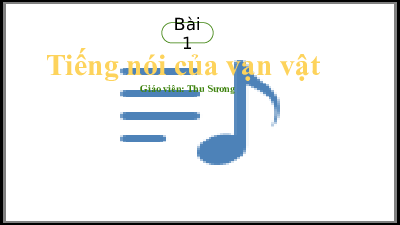 Bài giảng điện tử môn Ngữ văn 7 Bài 1 VB1: Lời của cây | Chân trời sáng tạo
