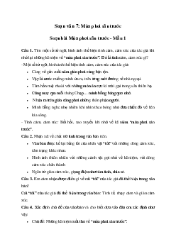 Mùa phơi sân trước | Soạn văn 7 Chân trời sáng tạo