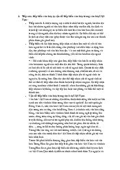 Câu hỏi tự luận ôn tập môn Cơ Sở Văn Hóa Việt Nam | Đại Học Hà Nội