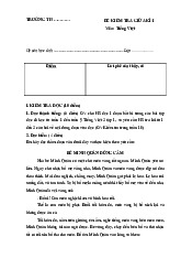 Đề thi giữa học kỳ 1 môn Tiếng Việt lớp 2 năm học 2024 - 2025 | Bộ sách Cánh diều