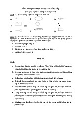 Đề thi cuối kỳ môn Phân tích và thiết kế hệ thống thông tin | Trường Đại học Bách Khoa Hà Nội