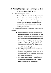 Phong trào đấu tranh yêu tự do, dân chủ, cơm áo, hoà bình | Trường đại học Lao động - Xã hội