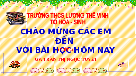 Giáo án điện tử Khoa học tự nhiên 7 bài 32 Chân trời sáng tạo : Cảm ứng ở sinh vật