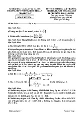 Đề chọn HSG Toán 11 năm 2024 – 2025 trường THPT Phùng Khắc Khoan – Hà Nội
