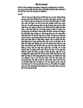 Bài Thu Hoạch Kỳ I - Giáo Dục: Kinh Nghiệm và Kế Hoạch Tương Lai