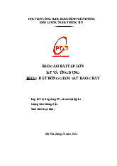 Báo cáo Giữa Kỳ Nhóm 14: Nghiên Cứu Hệ Thống Báo Cháy IoT | Iot và ứng dụng | Học viện Công nghệ Bưu chính Viễn thông