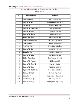 Giáo án Địa lí 6 sách Cánh diều (Cả năm)