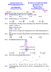 Đề khảo sát Toán 12 ôn thi TN THPT 2025 trường THPT Hoằng Hóa 3 – Thanh Hóa có đáp án