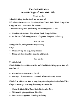 Soạn văn 6:  Soạn bài Chuyện cổ nước mình | Ngữ văn 6 | Kết nối tri thức