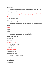 Ngân hàng câu hỏi Kinh tế chính trị Mác-Lênin | Học viện Chính sách và Phát triển