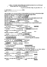 Đề thi tham khảo kỳ thi tốt nghiệp trung học phổ thông năm 2022 số 19 | Học viện Hành chính Quốc gia