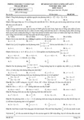 Đề giữa kỳ 1 Toán 9 năm 2024 – 2025 phòng GD&ĐT Mỹ Hào – Hưng Yên