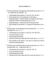 Bài tập chương 5 + 6 môn Marketing căn bản | Trường đại học Mở Hà Nội