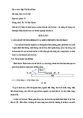 Lí luận về tuần hoàn và chu chuyển của tư bản - Kinh tế Chính trị Mác-Lê Nin (KTCT01) | Đại học kinh tế quốc dân NEU