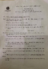 Đề thi cuối kỳ học phần Lịch sử nhà nước và pháp luật năm 2024 - 2025 | Đại học Luật Thành phố Hồ Chí Minh