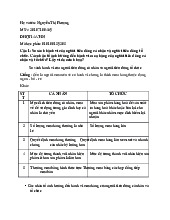 Bài tập quản trị bán hàng | Đại học Kinh tế kỹ thuật công nghiệp