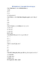 Đề thi giữa học kỳ 1 môn Công nghệ lớp 8 năm học 2024 - 2025 - Đề số 2 | Bộ sách Chân trời sáng tạo
