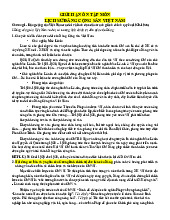 Bài tập môn LSĐ/ Trường đại học Nguyễn Tất Thành