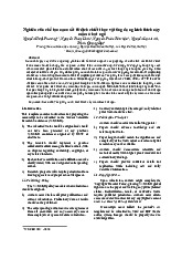 Nghiên cứu chế tạo nano sắt từ dịch chiết thực vật môn Nghiên cứu khoa học | Trường Đại học Bách Khoa Hà Nội