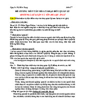 Đề cương môn Văn hóa và đạo đức quản lý| Đại học Nội Vụ Hà Nội